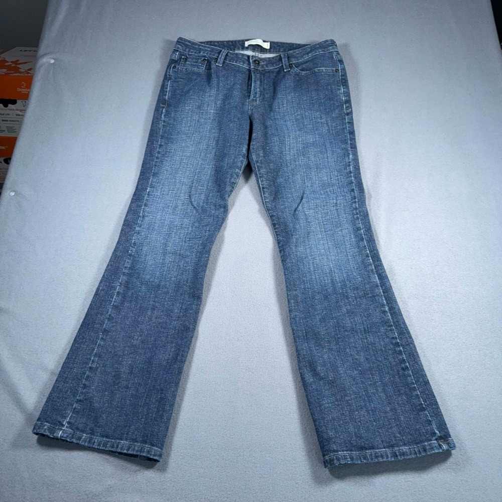 Levi's 545 Womens Size 12M Low Boot Cut  Dark Wash Denim Blue Jeans